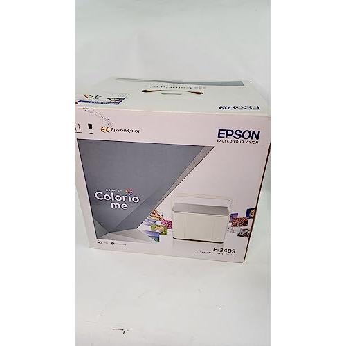 EPSON Colorio me コンパクトプリンター E-340S 2.5型カラー液晶 4色染料 シルバーモデル :B0041N4Z9E