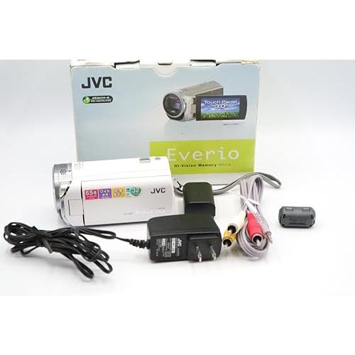 大阪買付 JVCKENWOOD JVC ビデオカメラ EVERIO GZ-E565 内蔵メモリー32GB ホワイト GZ-E565-W