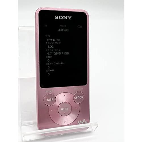 SONY ウォークマン Sシリーズ 8GB ライトピンク NW-S784/PI 