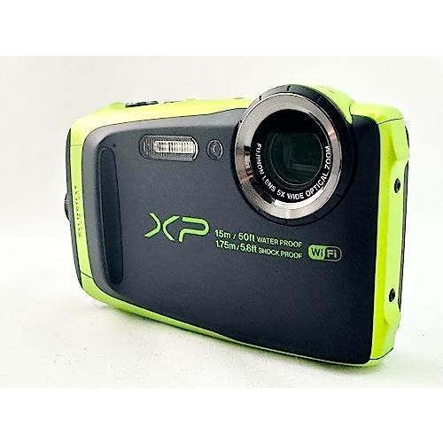 ネット FUJIFILM デジタルカメラ XP90 防水 ライム FX-XP90LM