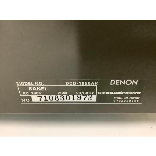 にあるの正規取扱店舗 DENON デノン(デンオン) 日本コロムビア　DCD-1650AR　ステレオCDプレイヤー（CDデッキ）