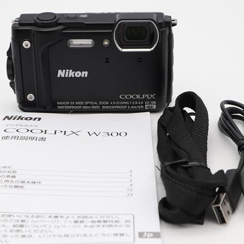 最新発見 Nikon デジタルカメラ COOLPIX W300 BK クールピクス 1605万画素 ブラック 防水 耐寒 防塵