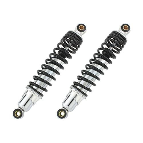SHIFT UP (シフトアップ) モンキーリアショック Type-1 280mm メッキボディ/ブラックスプリング 2本入り 205280-3