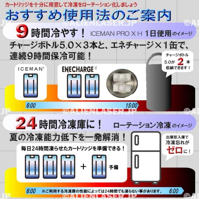 ボトル合計3本 ICMPX2-BLV-SET アイスマン プロＸ2 ブラック 本体 + 予備ボトル2本入 山真 ヤマシン |  | 02