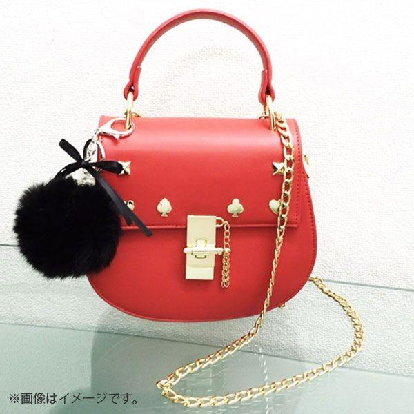 キーホルダー キーリング アクセサリー レディース ボンボンファー