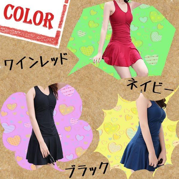 水着 ワンピース レディース 体型カバー 女性 ウエスト 海水浴 プール 水泳 夏 セット スイムウェア トレンド 送料無料|alife|03
