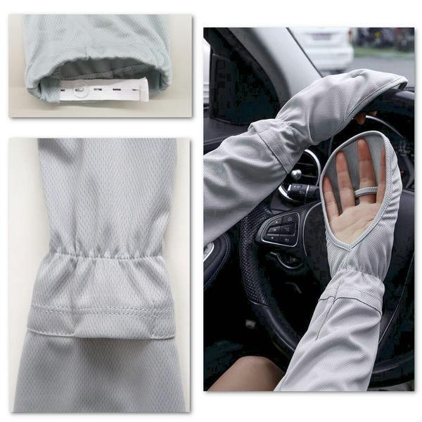 アームカバー 紫外線 UV 対策 指先まで 手の甲 腕カバー 日焼け 防止