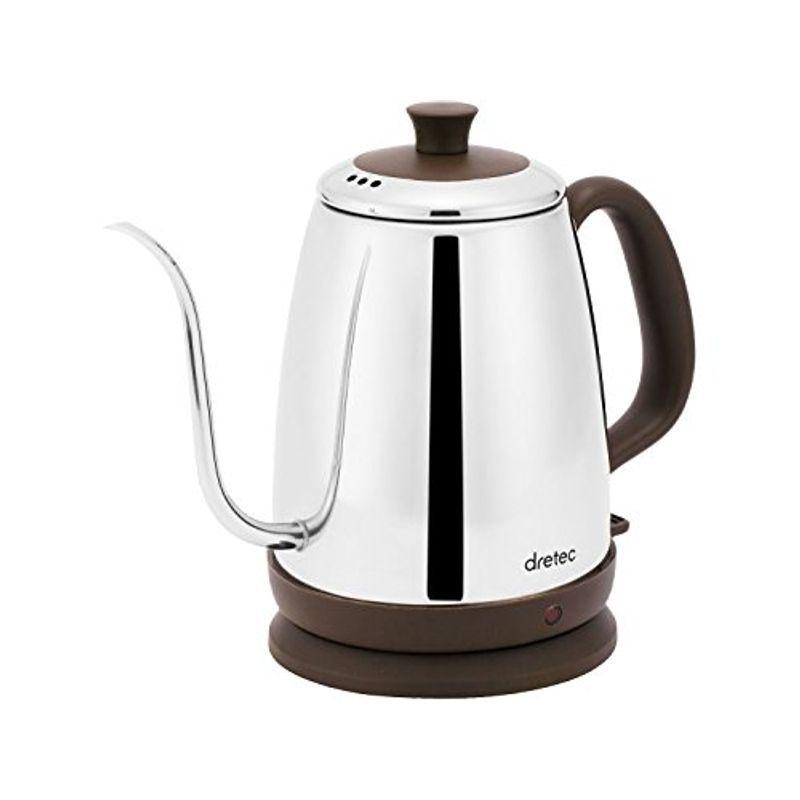 オンラインショップ Dretec ドリテック 電気ケトル ステンレス コーヒー ドリップ ポット 細口 1 0l Po 141br ブラウン キッチン家電 Savannah Osc Com