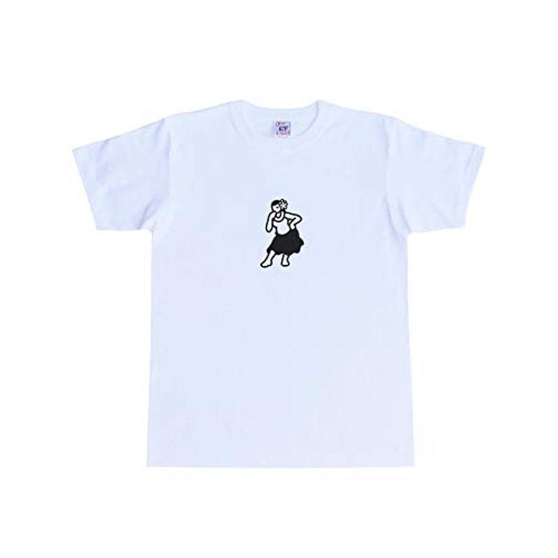 激安 新作 フラ Tシャツ メンズ フラガール ４代目 ハワイアン フラダンス グッズ 雑貨 ゆる波 ホワイト L Materialworldblog Com