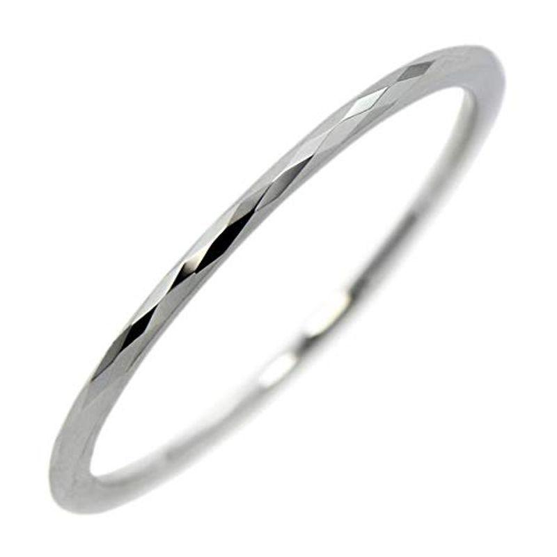 商品 指輪 タングステン 1mm ミラーカット リング シルバー 11号 Cisama Sc Gov Br