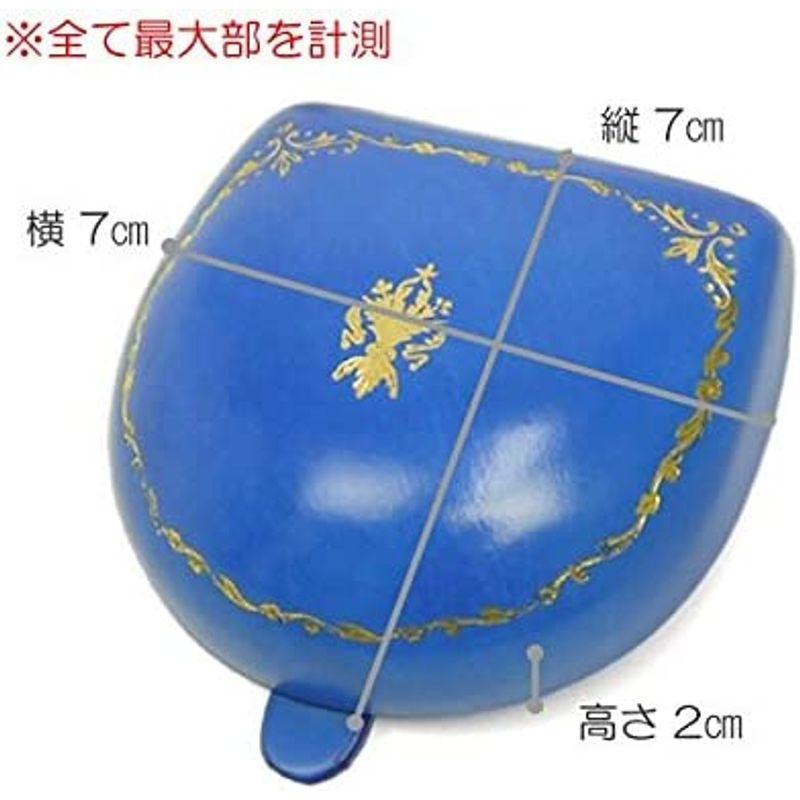 peroni (ペローニ) イタリア製 本革 馬蹄型コインケース シームレスレザー小銭入れ 金箔押し 紋章入り (ライトブルー) ペローニ イタリア製 本革 馬蹄型コインケース シームレスレザー小銭入れ 金箔押し 紋章入り ライトブルー