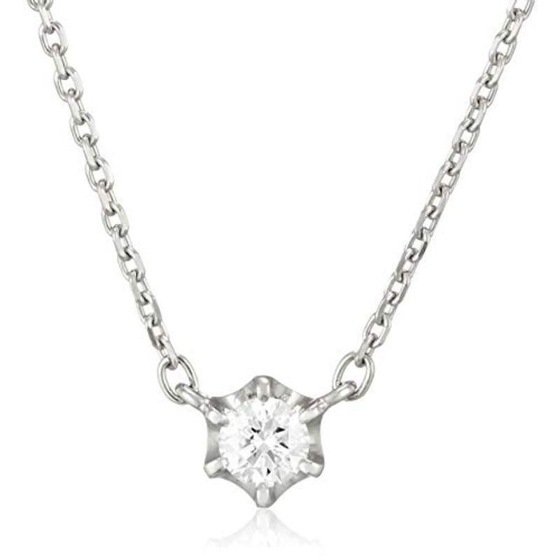4℃(ヨンドシー) 0.1ctダイヤモンド プラチナネックレス 111033125001(52360円)