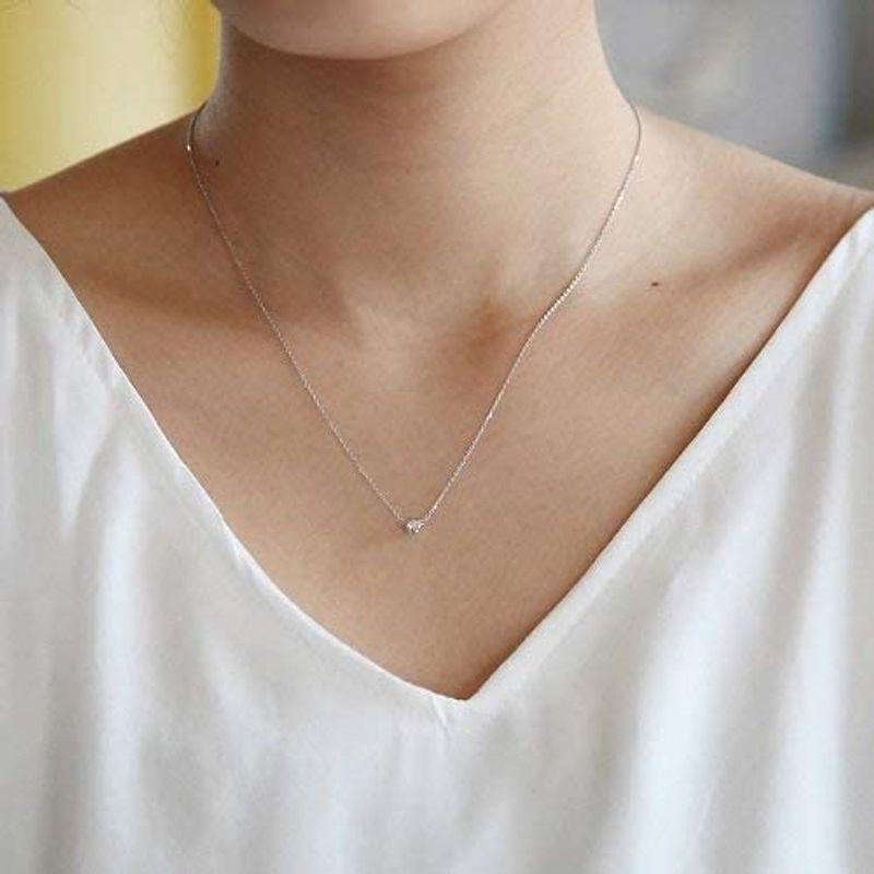 中古品 4℃(ヨンドシー) 0.1ctダイヤモンド プラチナネックレス 111033125001 【WSO1500884775】(52360円)
