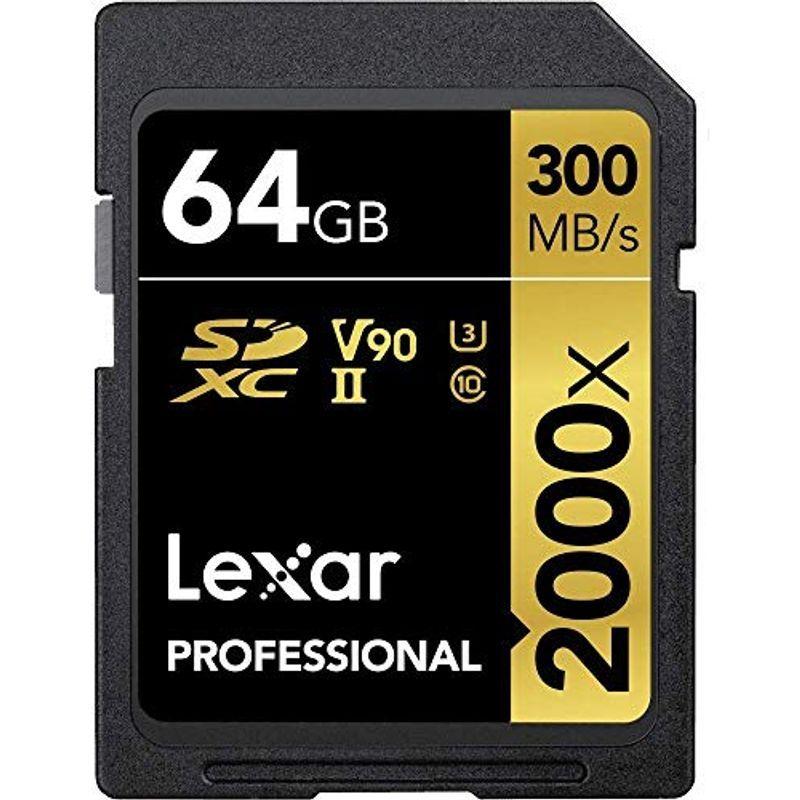 (64GB, 2000x Speed (300MB s)) Lexar Professional 64 GB Class 10 UHS-