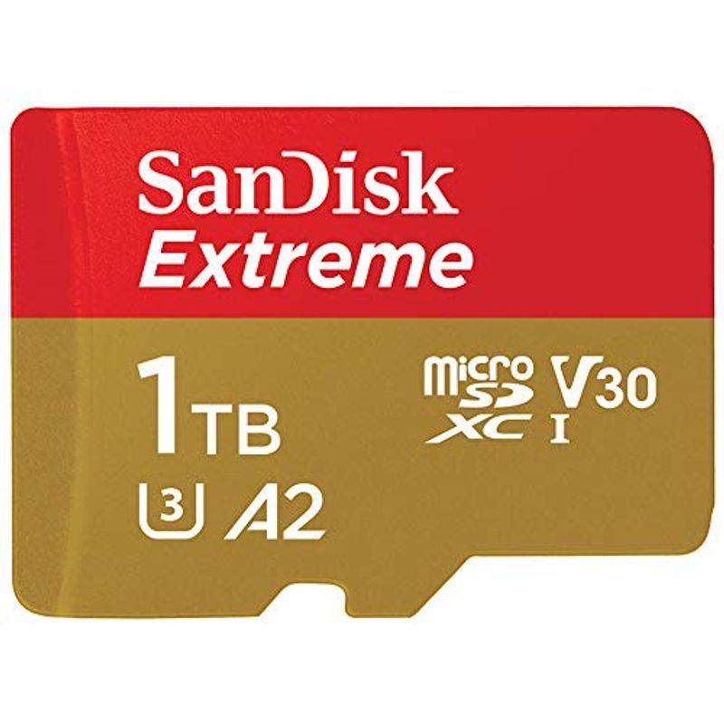SanDisk (サンディスク) 1TB Extreme microSDXC A2 SDSQXA1-1T00-GN6MN SD変換アダプター