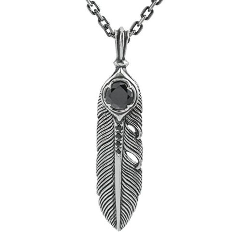 アルテミスクラシックArtemisClassic イカロスフェザーペンダント(スモール：ブラック) ac-acp0292