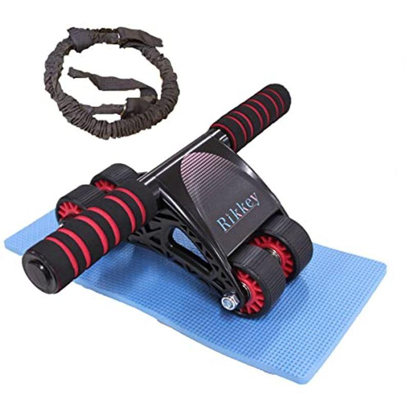 最新入荷 ダイエット器具 腹筋ローラー 四輪 女性 初心者 安定感のある4輪ホイール静音 マット付き アシスト用ゴム紐付き ダイエット 筋トレ 体幹 動画qr付 日本 Www Threeriversofs Com