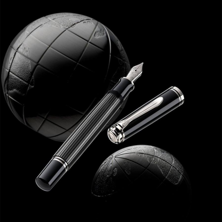 Pelikan（ペリカン） 万年筆 スーべレーン M605 ブラックストライプ