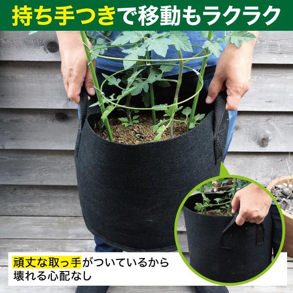 不織布ポット 植木鉢 プランター 大型 フエルト 水はけ 軽い 軽量 深鉢 根域制限 5ガロン 30 25 Feltpots 5g Alioli アリオリ 通販 Yahoo ショッピング