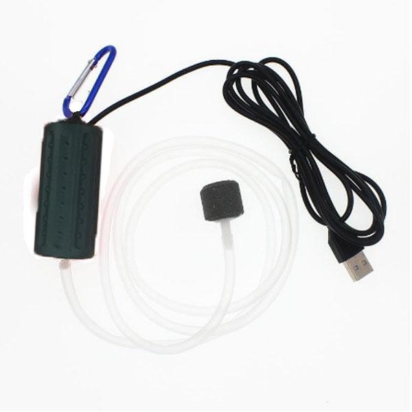 エアーポンプ 釣り 水槽 静音 小型 バッカン USB 給電 エアポンプ 酸素 ポンプ | ブランド登録なし | 01