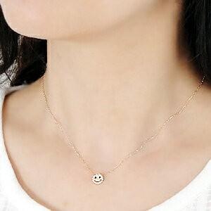 K18 YG ゴールド ネックレス ペンダント ダイヤモンド ダイヤ 0.15ct  