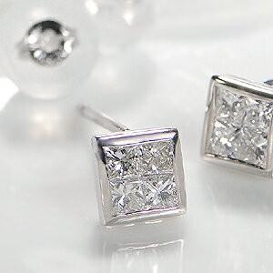 pt900 プラチナ ピアス ダイヤモンド ダイヤ 0.26ct プリンセス pt900 プラチナ ピアス ダイヤモンド ダイヤ 0.26ct プリンセス