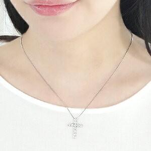 pt900 プラチナ プラチナ900 ネックレス ペンダント 1.0ct ダイヤモンド ダイヤ クロス 豪華 十字架 お守り 1カラット AL-0103｜alisa｜03