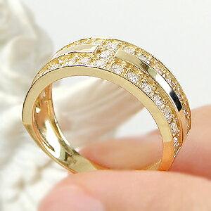 K18YG ダイヤモンド メンズ リング 0.5ct 18金 ゴールド 指輪 K18YG ダイヤモンド メンズ リング 0.5ct 18金 ゴールド 指輪