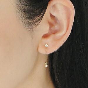 K18YG 0.28ct 2WAY ダイヤモンド ピアス 揺れる ダイヤ ゴールド K18YG 0.28ct 2WAY ダイヤモンド ピアス 揺れる ダイヤ ゴールド
