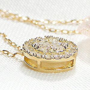 K18YG 0.30ct ダイヤモンド ネックレス ダイヤ ペンダント 18金 k18 