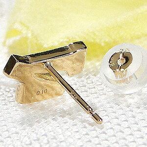 K18YG 0.10ct 7 ダイヤモンド ピアス 片耳 ダイヤ 18金 18k K18YG 0.10ct 7 ダイヤモンド ピアス 片耳 ダイヤ 18金 18k