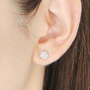 Pt900 0.50ct ダイヤモンド ピアス 0.25ct プラチナ ダイア 0.5ct 