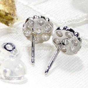 Pt900 0.50ct ダイヤモンド ピアス 0.25ct プラチナ ダイア 0.5ct  