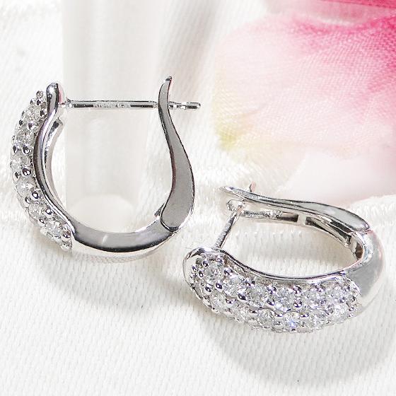ALISA K18 ダイヤモンド0.7ct ピアス
