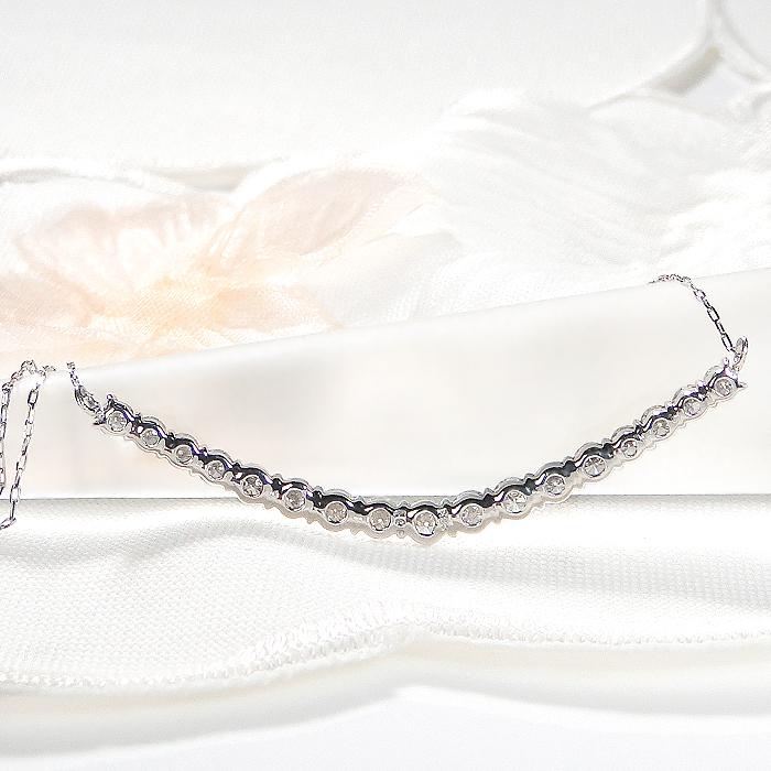 Pt900 1.0ct ダイヤモンド ライン ネックレス 送料無料 プラチナ Pt900 1.0ct ダイヤモンド ライン ネックレス 送料無料 プラチナ