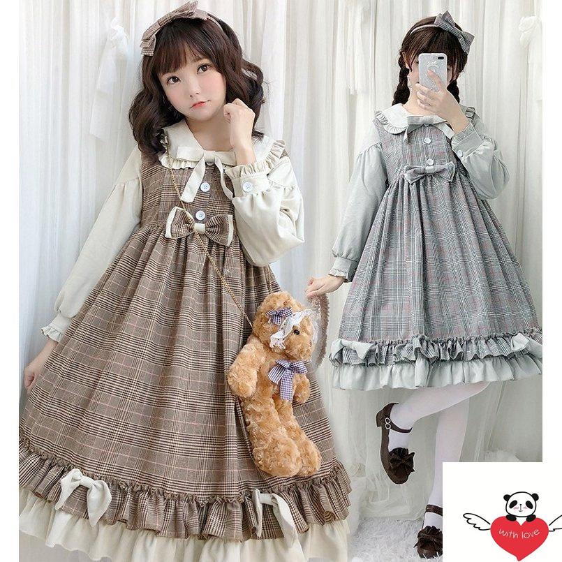 ワンピース かわいい 学生服 ドレス メイド服 萌え萌え系 ワンピース アニメ 森ガールcosplay Lolita ロリータ ワンピース At Alita 通販 Yahoo ショッピング