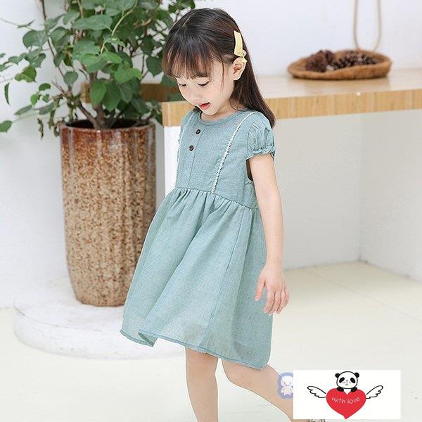 半袖ワンピース フリル 無地 子供ドレス ベビー服 お姫様 おしゃれ 可愛い カジュアル 新品 90cm 100cmワンピース キッズ 子供服 女の子 夏 キッズワンピース 独創的