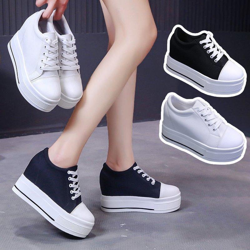 厚底スニーカー 靴 黒 厚底靴 疲れない 女子 かわいい スニーカー ハイカット 可愛い 人気 おしゃれ 歩きやすい厚底 スニーカー ハイカットヒール レディース At Alita 通販 Yahoo ショッピング