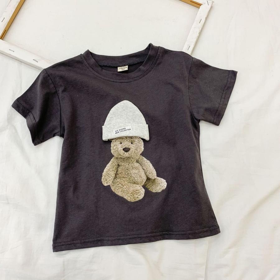 即納 韓国風 子供服 キッズ 赤ちゃん Tシャツ 半袖 かわいい 韓国子供服 インスタ映え 話題のシャツ 可愛い クマ ペンギン ゾウ St0016 Alittlemoreセレクトショップ 通販 Yahoo ショッピング
