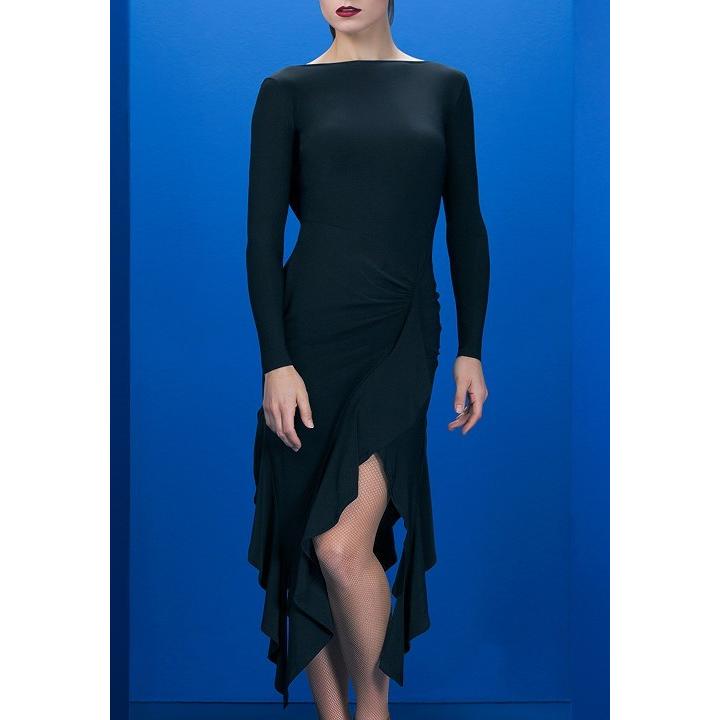 社交ダンスレッスンウェア・パーティーウェア　ＬＢＤ（リトルブラックコレクション）　アリエルラテンドレス
