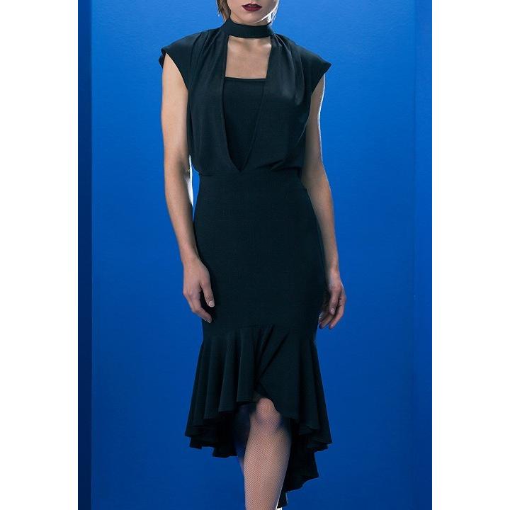 社交ダンスレッスンウェア・パーティーウェア　ＬＢＤ（リトルブラックコレクション）　フィービーラテンドレス