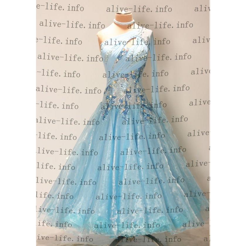 社交ダンス衣装 社交ダンスドレス モダンドレス デモ用ドレス セミ