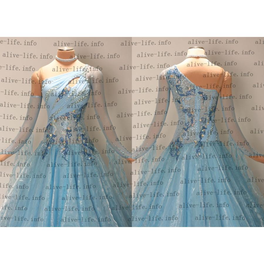 社交ダンス衣装 社交ダンスドレス モダンドレス デモ用ドレス セミ