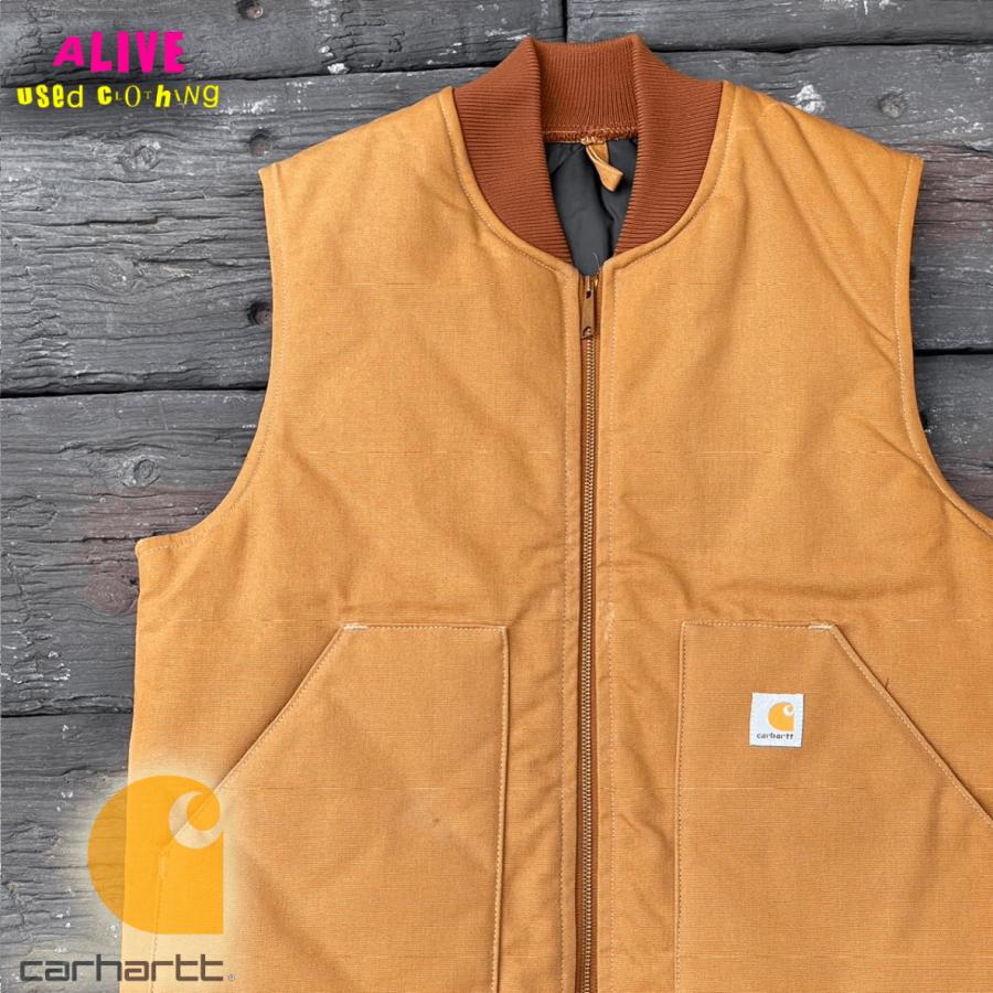 90’S CARHARTT WORK VEST MADE IN USA a0044ALIVEusedclothing 通販