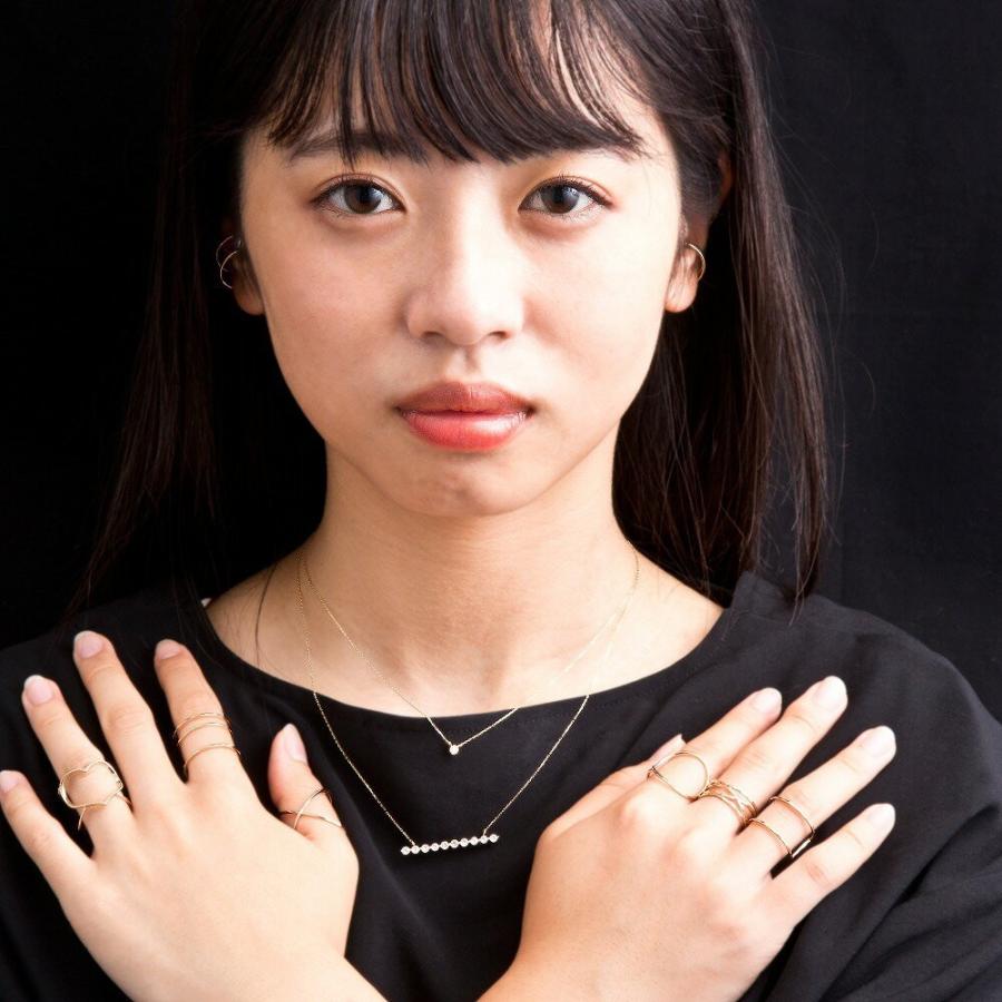 Elenore Jewelry 10金オープンハートリング 9号〜13号 エレノア