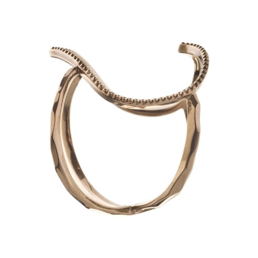 K10 Elenore Jewelry オープンハートリング #13 Elenore Jewelry 10金オープンハートリング 9号〜13号 エレノア