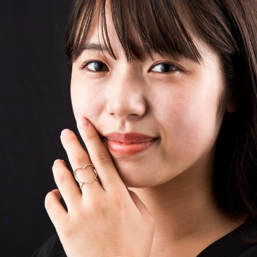 Elenore Jewelry 10金オープンハートリング 9号〜13号 エレノア