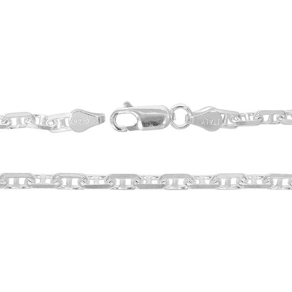 チェーンネックレス シルバー ペンダントチェーンのみ アンカー