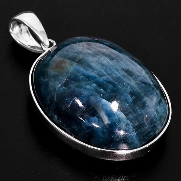 SALE!!【占い、開運】アパタイト ペンダント シルバー ペンダントヘッド オーバル 天然石 パワーストーン トップ 贈り物 ネックレストップ