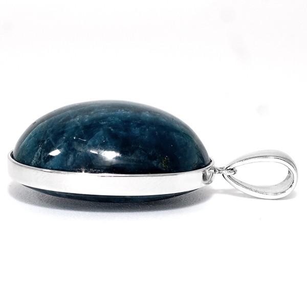 SALE!!【占い、開運】アパタイト ペンダント シルバー ペンダントヘッド オーバル 天然石 パワーストーン トップ 贈り物 ネックレストップ